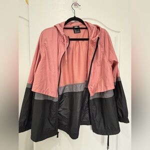 Nike Women's Pink and Black Jacket